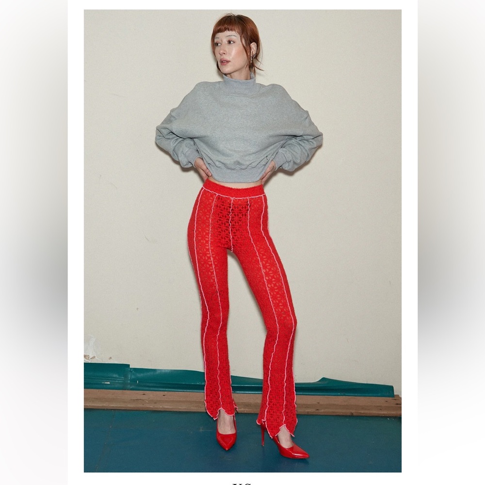 Fashion Brand Company • Red Leaf Lace Pants (new version) • size: M